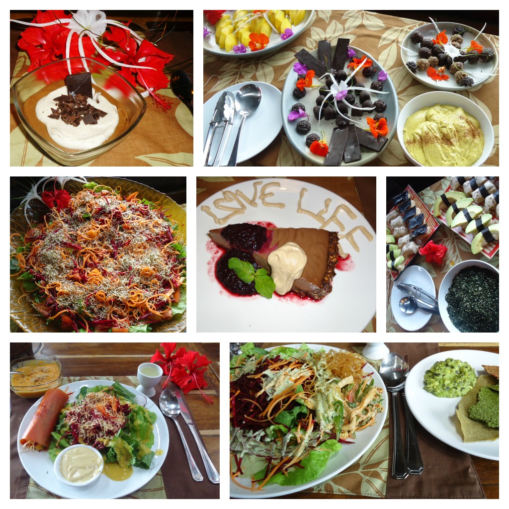 Raw food Collage